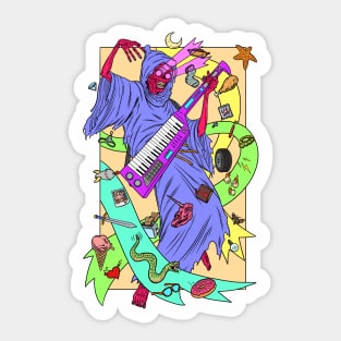 Keytar Death Sticker